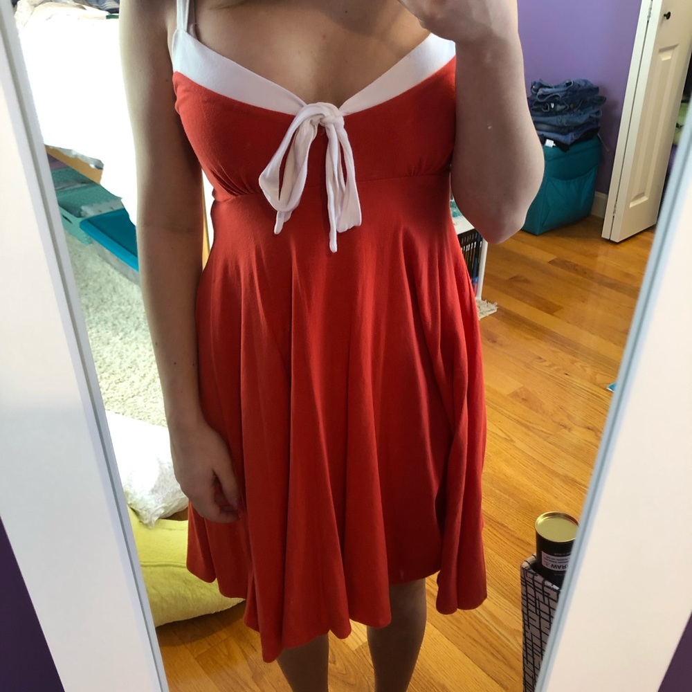 Orange/red summer dress